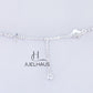 JUELHAUS  S990 Pure Silver Women's Anklet Flower Shape 4-Pointed Star Solid Round Chain Unique