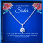 JUELHAUS S990 silver chain Single Stone style Minimalism Simple, luxurious, individual gift to sisters