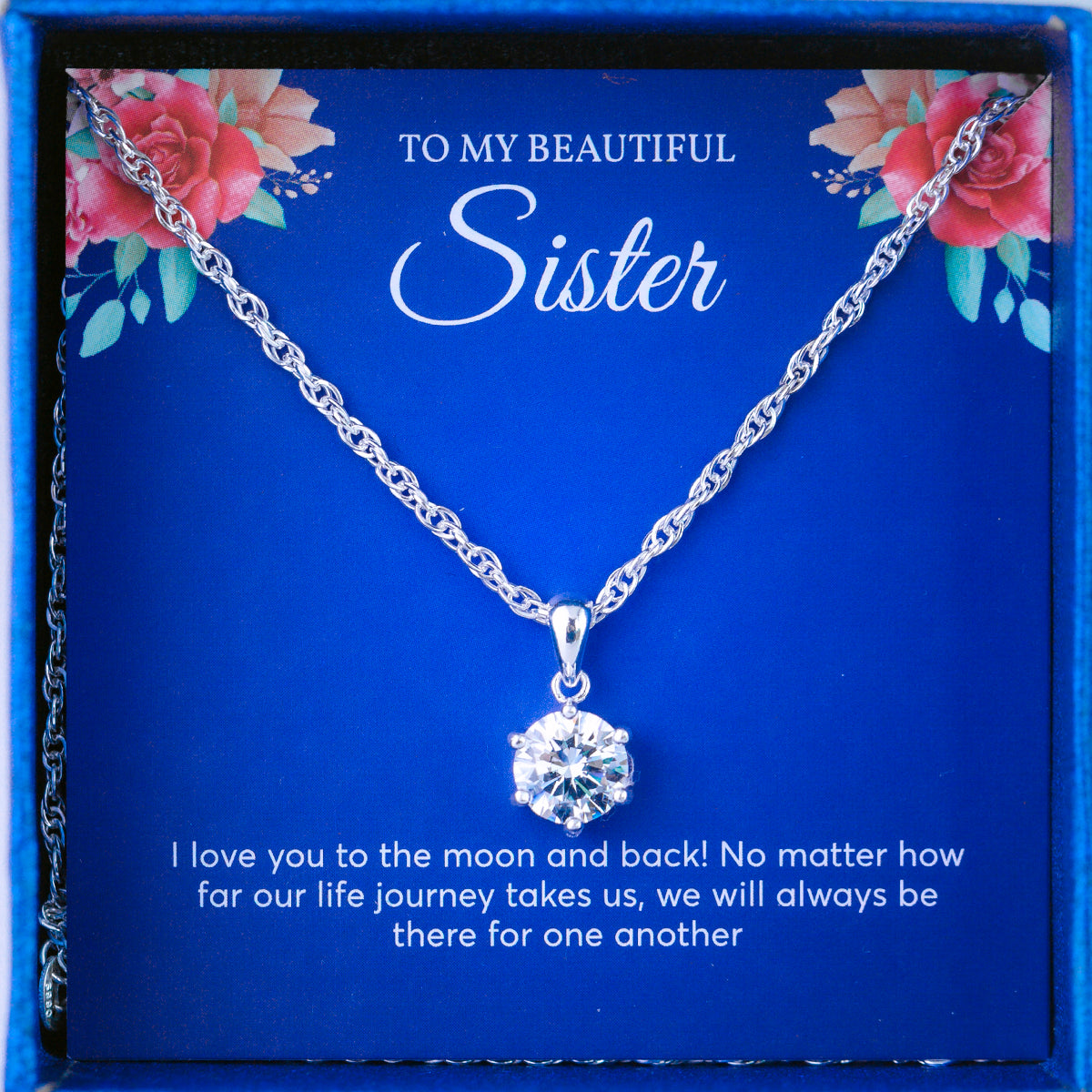 JUELHAUS S990 silver chain Single Stone style Minimalism Simple, luxurious, individual gift to sisters