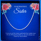 JUELHAUS Silver Necklace Gift for sisters S925 Italian Style Super Bright Stylized Bar Chain