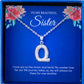 JUELHAUS  Silver Pendant Gift for sisters Letter Shaped Hook, Plain, No Stone, Simple and Personalized