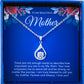JUELHAUS Luxirious Drop of Water Shape Pendant for Women S990 Fine Sterling Silver Great Jewelry Gift for mother