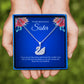 JUELHAUS Swan Pendant Inlaid With Black White Blue Stone S990 Fine Silver Elegant Swan Pendant Jewelry Gifts For sisters Swan Lover