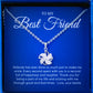 JUELHAUS Silver Pendant Gift for Best friend Pure S990 Pinwheel Shape 3D Fixed Wing Non-rotating