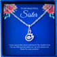 JUELHAUS Silver Necklace Gift for sisters S990 Pure 3D Swan Shape with 3 Stones in Brilliant Movement