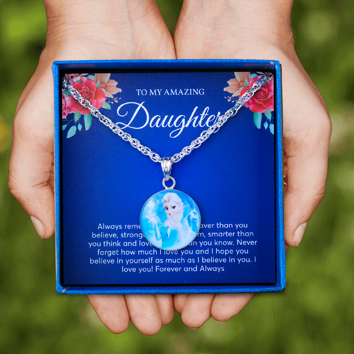 JUELHAUS Silver Pendant Gift for Girls S990 Pure Princess Elsa Frozen Ice Queen for Girls