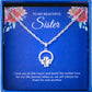 JUELHAUS Pure S990 Silver Necklace Gift for sisters with Lucky Four-Leaf Clover