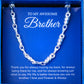 JUELHAUS Silver necklace given to brother, hollow cast, super light, similar to western gold chain