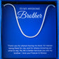 JUELHAUS Silver Necklace Gift for brother S925 Italian Worm Chain Style Super Durable Super Solid Easy to Combine and Wear on All Faces