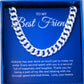 JUELHAUS Silver Necklace Gift for Best friend, Single Chain Style, All Sizes, Simple, Outstanding, Durable and Bright Over Time