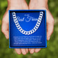 JUELHAUS Silver Necklace Gift for Best friend, Single Chain Style, All Sizes, Simple, Outstanding, Durable and Bright Over Time