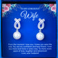 JUELHAUS Silver Earrings Gift for Wife Made of S925 Sterling Silver, Luxurious and Noble Long Style