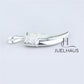 JUELHAUS Dragon-Engraved Nail-Shaped Silver Pendant in 4 Sizes, Strong and Brave