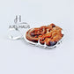JUELHAUS Silver Pendant with Image of Laughing Buddha and Tiger Eye Stone, Available in 3 Sizes