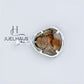 JUELHAUS Silver Pendant With Buddha Statue, Transparent Feng Shui Stone, Many Colors