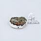 JUELHAUS Silver Pendant With Buddha Statue, Transparent Feng Shui Stone, Many Colors