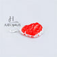 JUELHAUS Silver Pendant With Buddha Statue, Transparent Feng Shui Stone, Many Colors