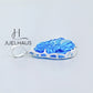 JUELHAUS Silver Pendant With Buddha Statue, Transparent Feng Shui Stone, Many Colors