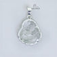 JUELHAUS Silver Pendant With Buddha Statue, Transparent Feng Shui Stone, Many Colors