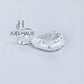 JUELHAUS Silver Pendant With Buddha Statue, Transparent Feng Shui Stone, Many Colors