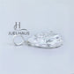 JUELHAUS Silver Pendant With Buddha Statue, Transparent Feng Shui Stone, Many Colors