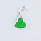 JUELHAUS Silver Pendant For Children With The Image Of Laughing Buddha In Many Types Of Stones And Designs