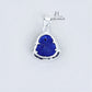 JUELHAUS Silver Pendant For Children With The Image Of Laughing Buddha In Many Types Of Stones And Designs