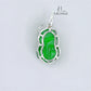 JUELHAUS Silver Pendant with Pixiu Shape, Multi-Colored Feng Shui Stone, Holding Lucky Coins