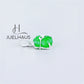 JUELHAUS Small and Lovely Green Jade Pixiu Silver Pendant