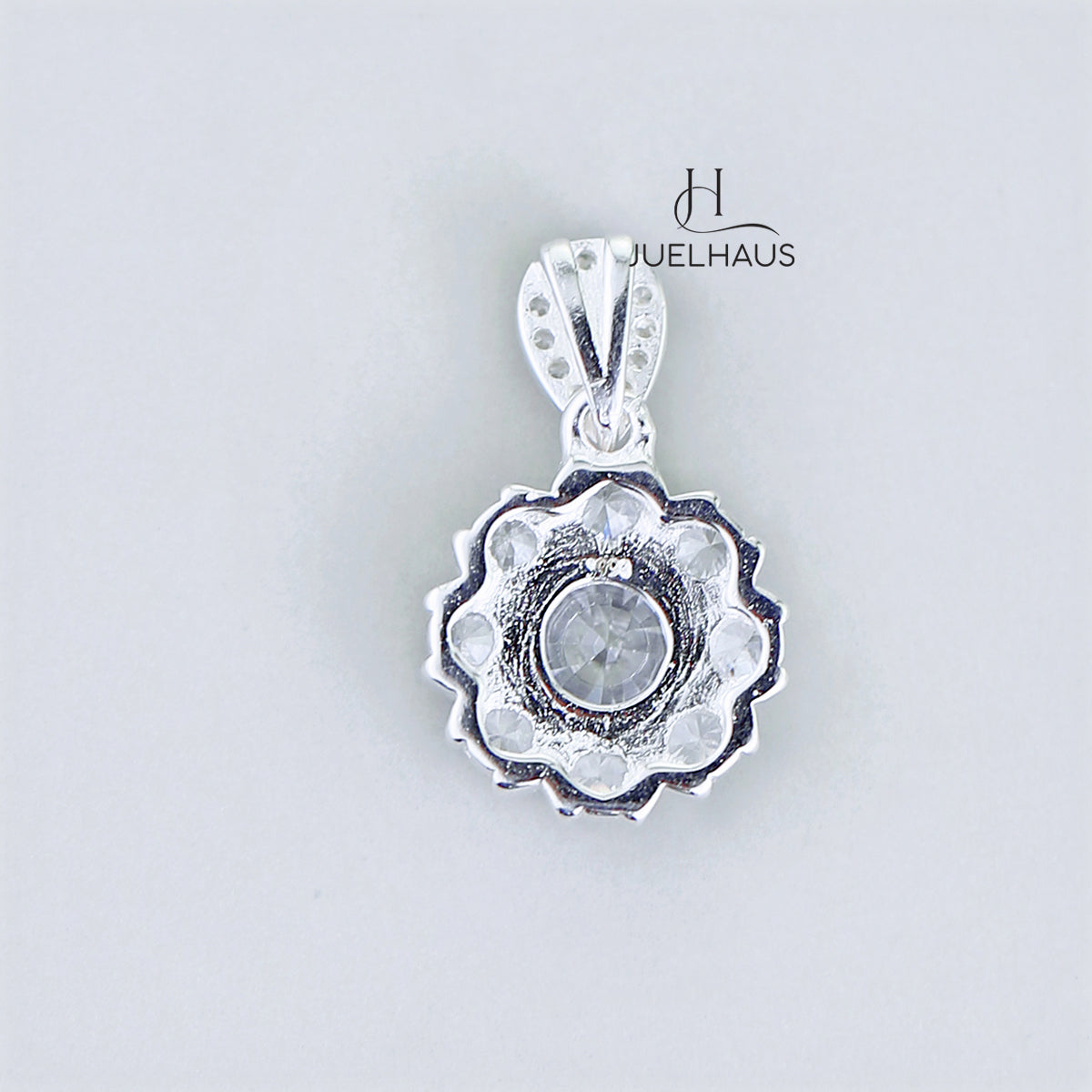 JUELHAUS Stunning Many-Petaled Flower Pendants for Women S990 Fine Silver Flower Pendant Jewelry Gifts for Wife Anniversary Birthday Gift Ideas