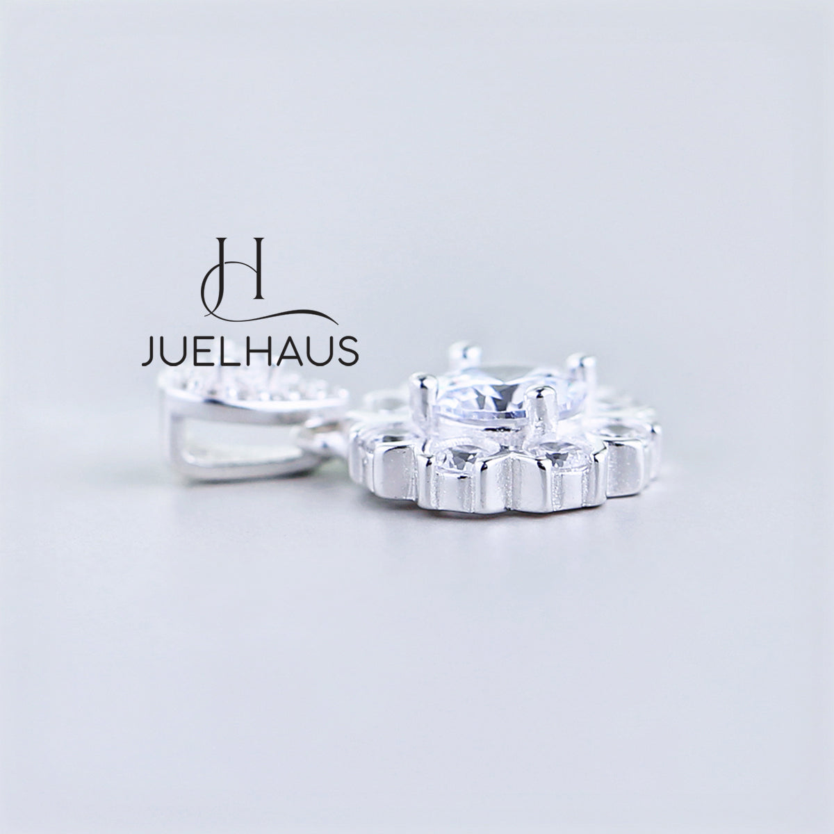 JUELHAUS Stunning Many-Petaled Flower Pendants for Women S990 Fine Silver Flower Pendant Jewelry Gifts for Wife Anniversary Birthday Gift Ideas