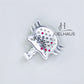 JUELHAUS S990 Pure Silver Pendant For Girls With Cute Hello Kitty Cat Face In All Sizes