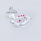 JUELHAUS S990 Pure Silver Pendant For Girls With Cute Hello Kitty Cat Face In All Sizes