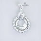 JUELHAUS Elegant G-shaped Pendant S950 High-End Fine Silver for Women Surprising Jewelry Gift for Wife Vintage Birthday Gifts/Energy Gift