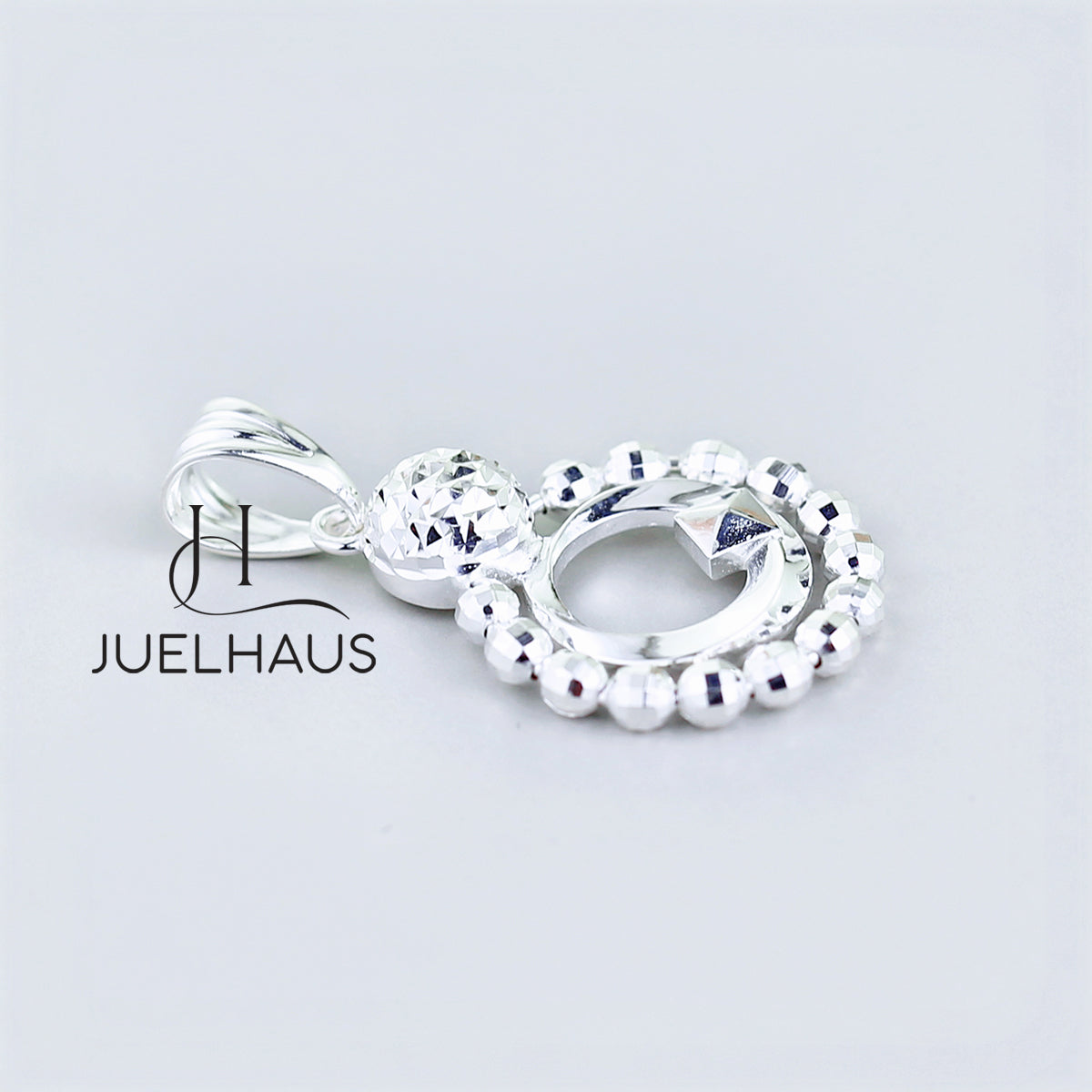 JUELHAUS Elegant G-shaped Pendant S950 High-End Fine Silver for Women Surprising Jewelry Gift for Wife Vintage Birthday Gifts/Energy Gift