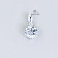 JUELHAUS Silver Pendant Pure S990 Single Stone Simple Sparkling