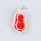 JUELHAUS Silver Pendant with Pixiu Shape, Multi-Colored Feng Shui Stone, Holding Money, Silver-Plated, Small, Beautiful Stone Border