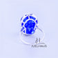 JUELHAUS Silver Pixiu Ring with Colorful Feng Shui Stone Holding Lucky Coin