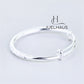 JUELHAUS S990 Pure Silver Bracelet For Children, Smooth, No Bell, Bright, Many Styles, Durable, Sun and Wind Resistant
