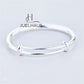 JUELHAUS S990 Pure Silver Bracelet For Children, Smooth, No Bell, Bright, Many Styles, Durable, Sun and Wind Resistant