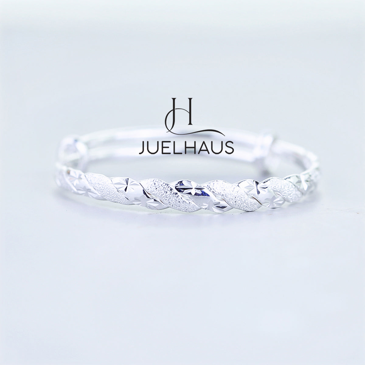 JUELHAUS S990 Pure Silver Bracelet For Children, Smooth, No Bell, Bright, Many Styles, Durable, Sun and Wind Resistant