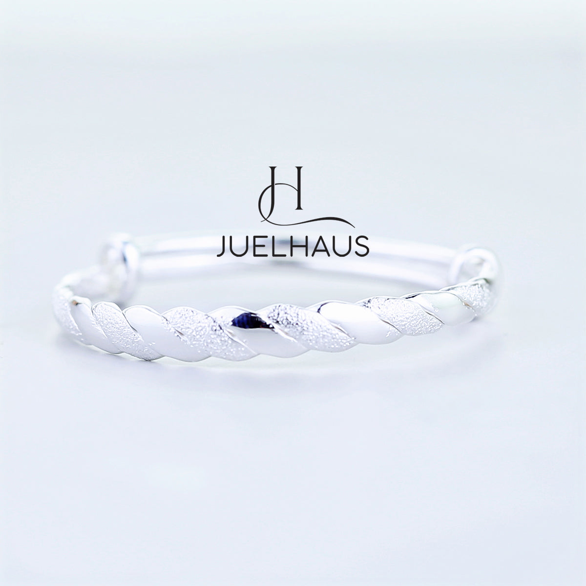 JUELHAUS S990 Pure Silver Bracelet For Children, Smooth, No Bell, Bright, Many Styles, Durable, Sun and Wind Resistant