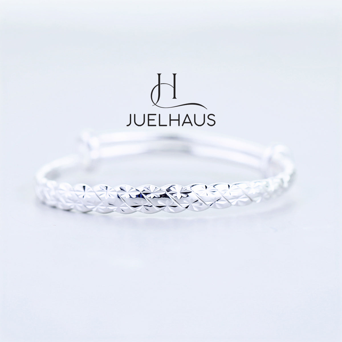 JUELHAUS S990 Pure Silver Bracelet For Children, Smooth, No Bell, Bright, Many Styles, Durable, Sun and Wind Resistant