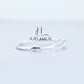 JUELHAUS Women's Silver Bow-shaped Ring with Rhinestones, Luxurious Style