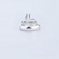 JUELHAUS Round Silver Rings, Wind-beating, Feeling, Many Sizes, Many Sizes
