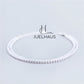 JUELHAUS Tennis Bracelets for Women CZ Dainty Classic Adjustable Slider Bracelet S990 Fine Silver Fashion Jewelry Gift For Wife