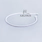 JUELHAUS S990 Pure Silver Bracelet for Women with 5mm Stone Band, Impressive and Luxurious