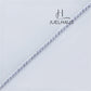 JUELHAUS S990 Pure Silver Bracelet for Women with 5mm Stone Band, Impressive and Luxurious