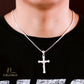 JUELHAUS Super Beautiful Silver Cross Pendant With Cast Statue Of Jesus