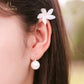 JUELHAUS Silver Pearl Earrings Short Hook Style, Simple, Durable, Luxurious, Easy to Wear